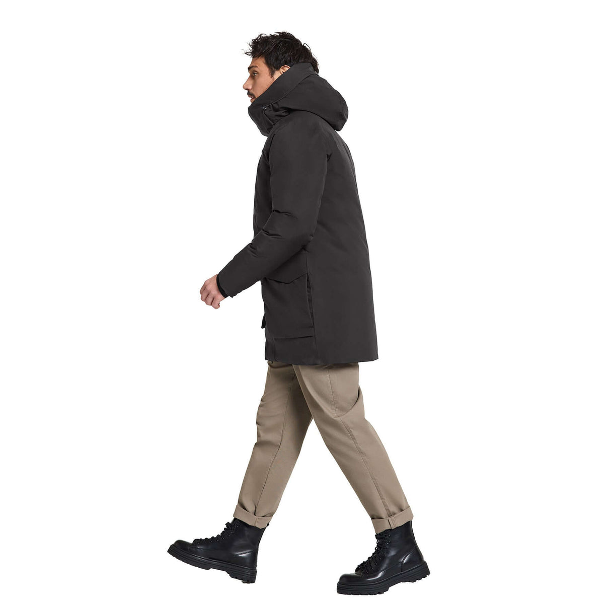 Didriksons Men's Akilles Parka Black / Small-Black / Medium-Black / Large-Black / X-Large-Black / XX-Large #- 53 Degrees North 