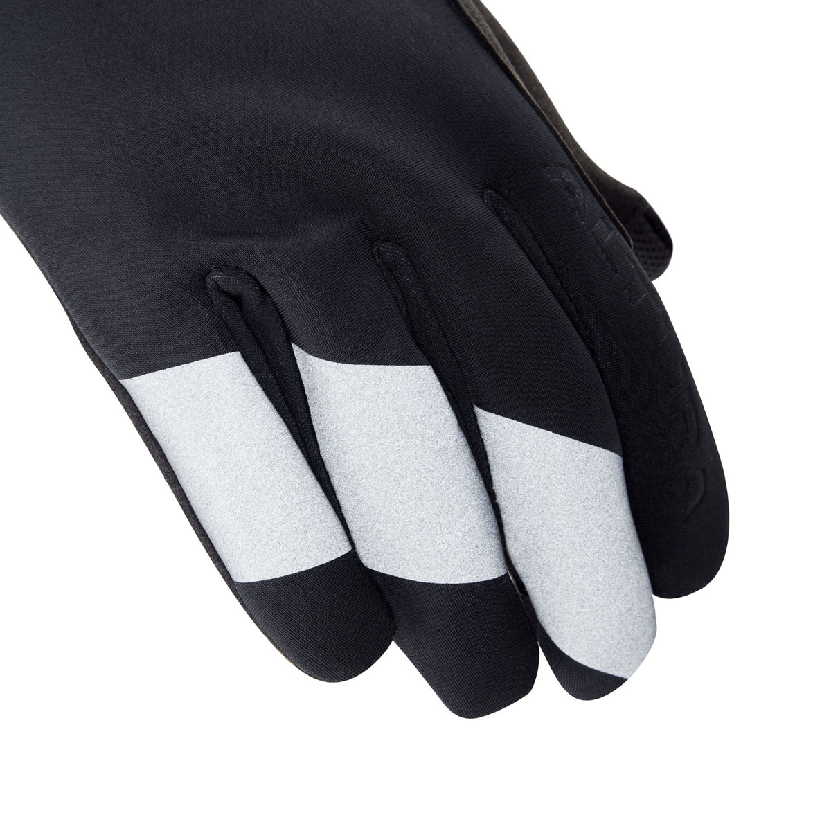 Altura NightVision Windproof Gloves Black reflective fingertips - 53 Degrees North