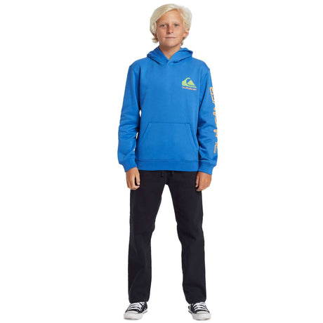 Quiksilver Boys' Omni Logo Hoodie Nebulas Blue / Age 7-8-Nebulas Blue / Age 9-10-Nebulas Blue / Age 11-12-Nebulas Blue / Age 13-14-Nebulas Blue / Age 15-16 #- 53 Degrees North 