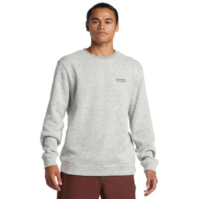Quiksilver Men's Keller Crew Light Grey Heather / Small-Light Grey Heather / Medium-Light Grey Heather / Large-Light Grey Heather / X-Large-Light Grey Heather / XX-Large #- 53 Degrees North 