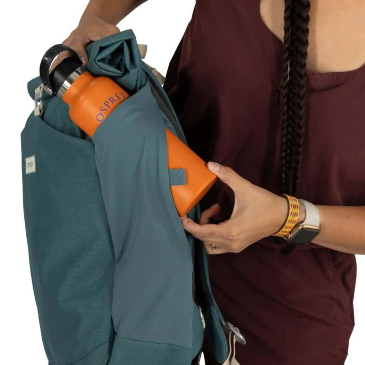 Osprey Arcane Roll Top Pack Black-Cascade Blue #- 53 Degrees North 