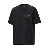 Arc'teryx Men's Kragg Cotton Logo Short Sleeve Tee 24K Black - 53 Degrees North
