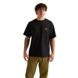 Arc'teryx Men's Kragg Cotton Logo Short Sleeve Tee 24K Black - 53 Degrees North