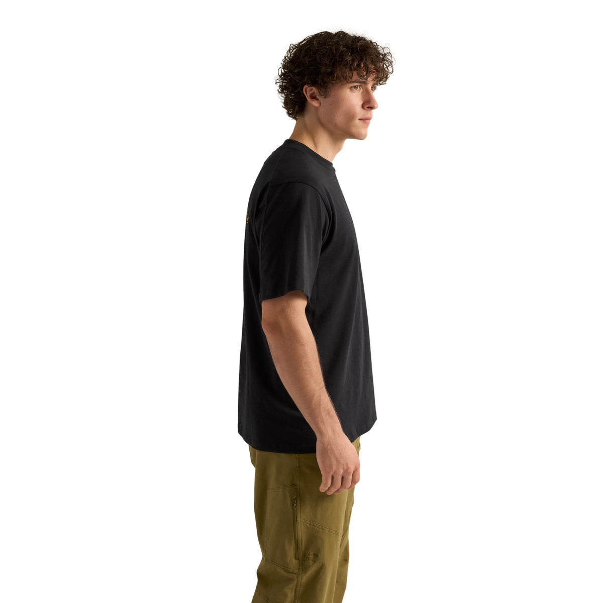 Arc'teryx Men's Kragg Cotton Logo Short Sleeve Tee 24K Black - 53 Degrees North
