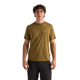 Arc'teryx Men's Kragg SL Cotton Bird Word Short Sleeve Tee Bracken/Larch - 53 Degrees North
