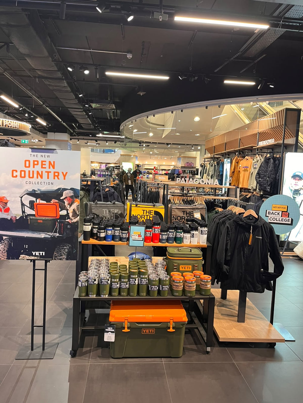 Jackets, YETI cool boxes and drinkware at 53 Degrees North Arnotts