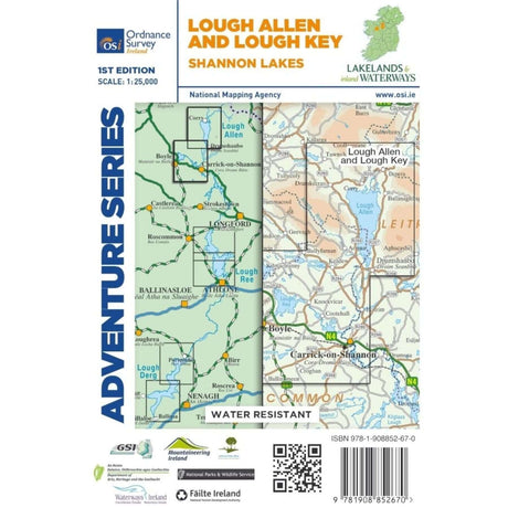 Ordnance Survey Adventure Series - Lough Allen & Lough Key Default Title #- 53 Degrees North 