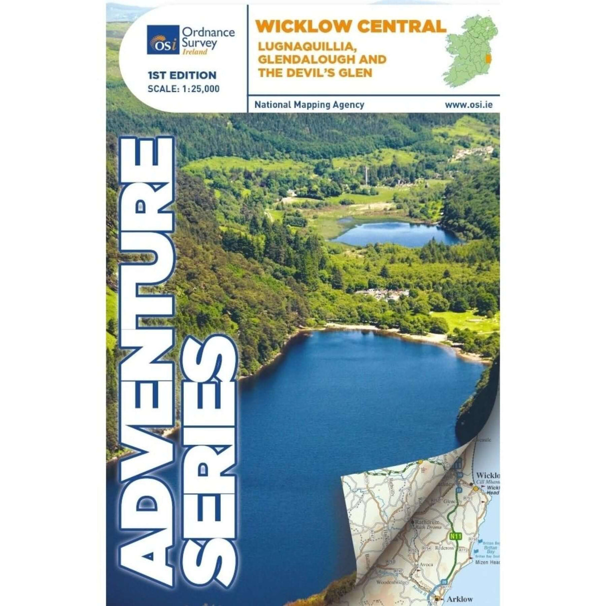 Ordnance Survey Adventure Series - Wicklow Glendalough Default Title #- 53 Degrees North 