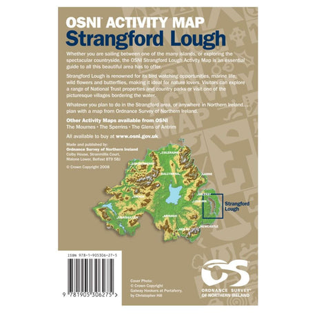 Ordnance Survey Strangford Lough Activity Map Default Title #- 53 Degrees North 