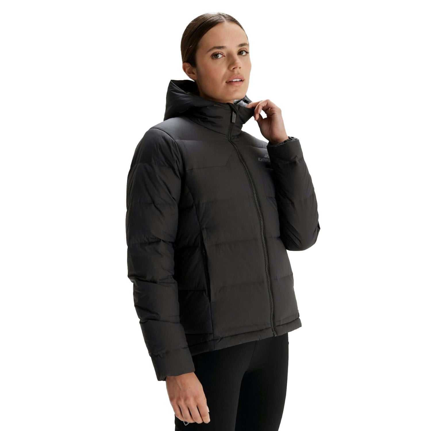 Kathmandu Women's Epiq SE Down Hooded Jacket Black / X-Small-Black / Small-Black / Medium-Black / Large-Black / X-Large #- 53 Degrees North 