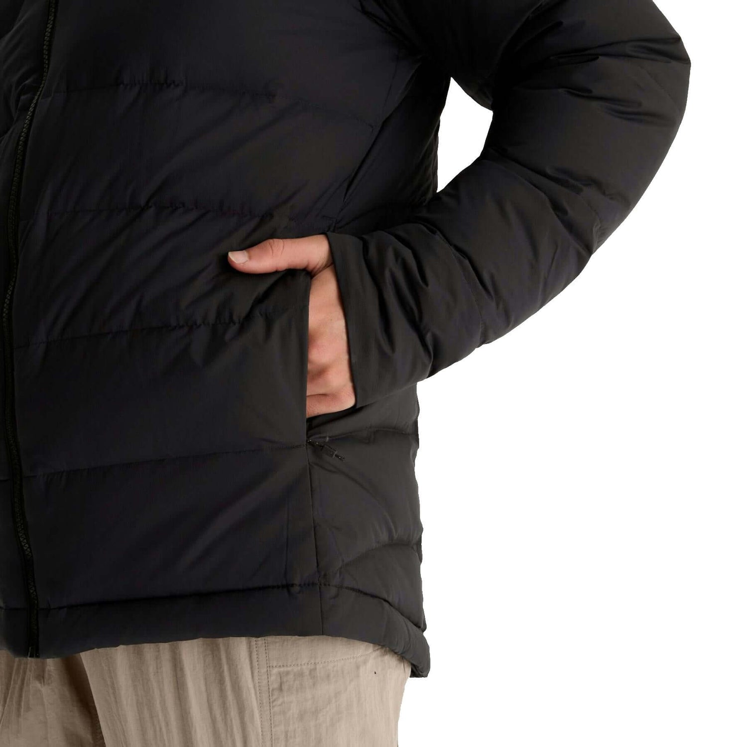 Kathmandu Men's Epiq SE Down Hooded Jacket Black / Small-Black / Medium-Black / Large-Black / X-Large-Black / XX-Large #- 53 Degrees North 