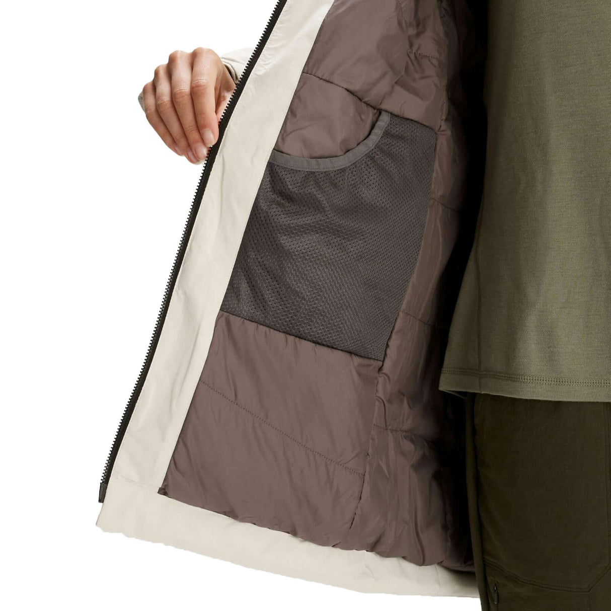 Kathmandu Women's Trailhead 2L Novaloft Rain Parka Natural / X-Small-Natural / Small-Natural / Medium-Natural / Large-Natural / X-Large #- 53 Degrees North 