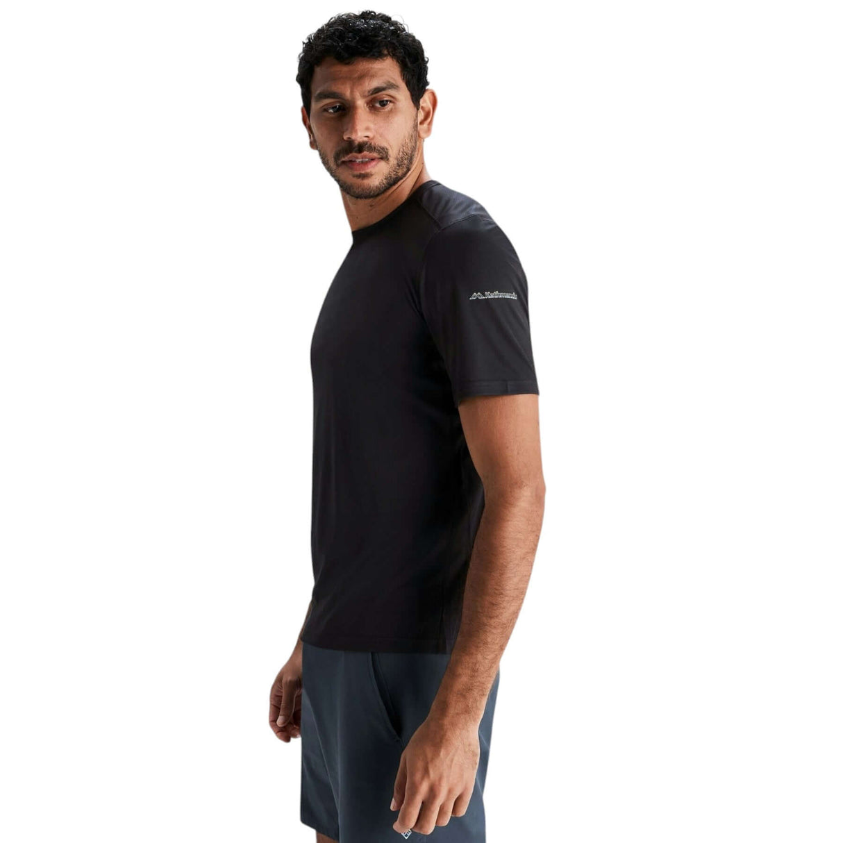 Kathmandu Men's Seeker T-Shirt Black Stingray / Small-Black Stingray / Medium-Black Stingray / Large-Black Stingray / X-Large-Light Daybreak / Small #- 53 Degrees North 