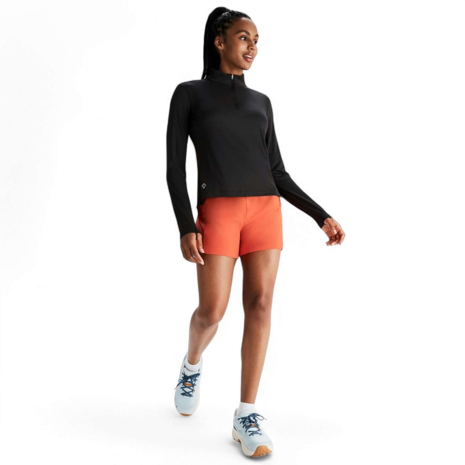 Kathmandu Women's Seeker Lined 4 Inch Shorts Black Stingray / X-Small-Black Stingray / Small-Black Stingray / Medium-Black Stingray / Large-Black Stingray / X-Large #- 53 Degrees North 