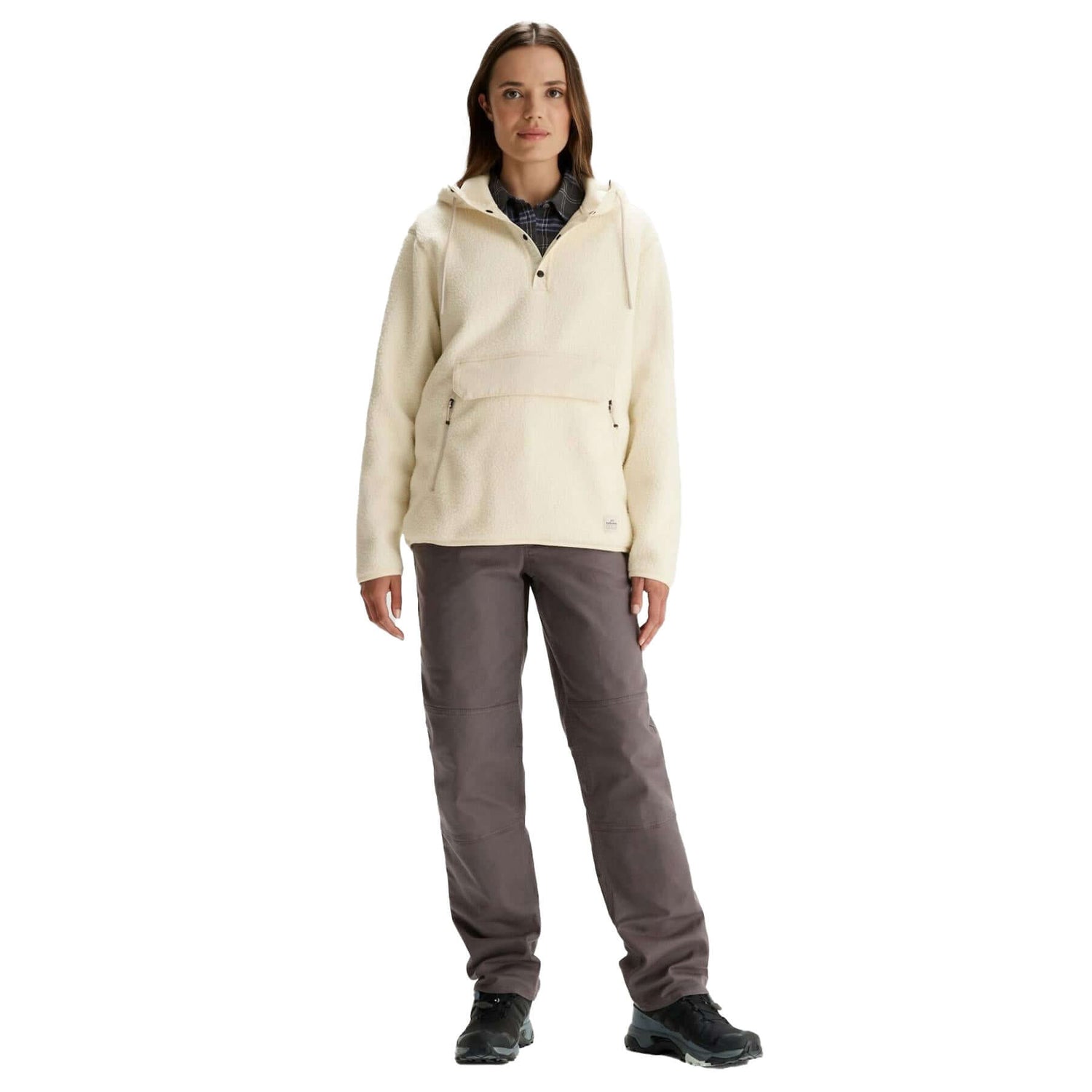 Kathmandu Women's Co-Z High Pile Hooded Pullover Natural / X-Small-Natural / Small-Natural / Medium-Natural / Large-Natural / X-Large #- 53 Degrees North 
