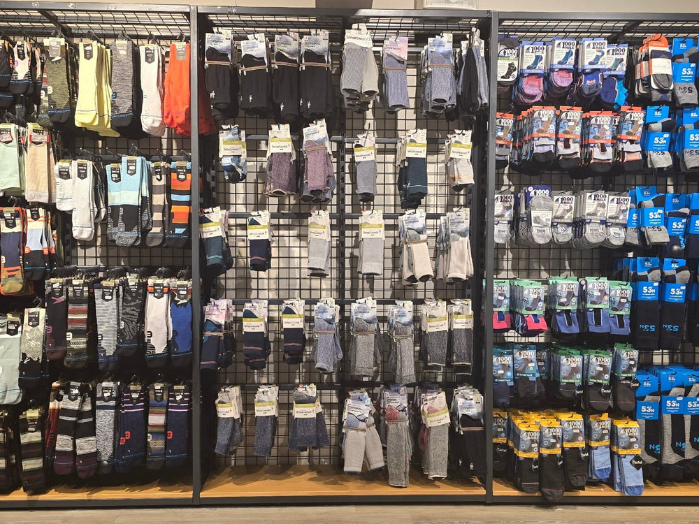 Stance, Smartwool, 1000 Mile and 53 Degrees North socks at 53 Degrees North Blanchardstown