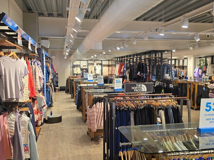 The North Face and Columbia clothing at 53 Degrees North Blanchardstown