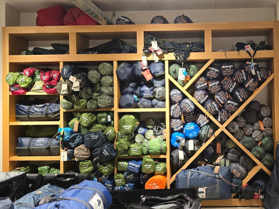 Vango tents and sleeping bags at 53 Degrees North Blanchardstown