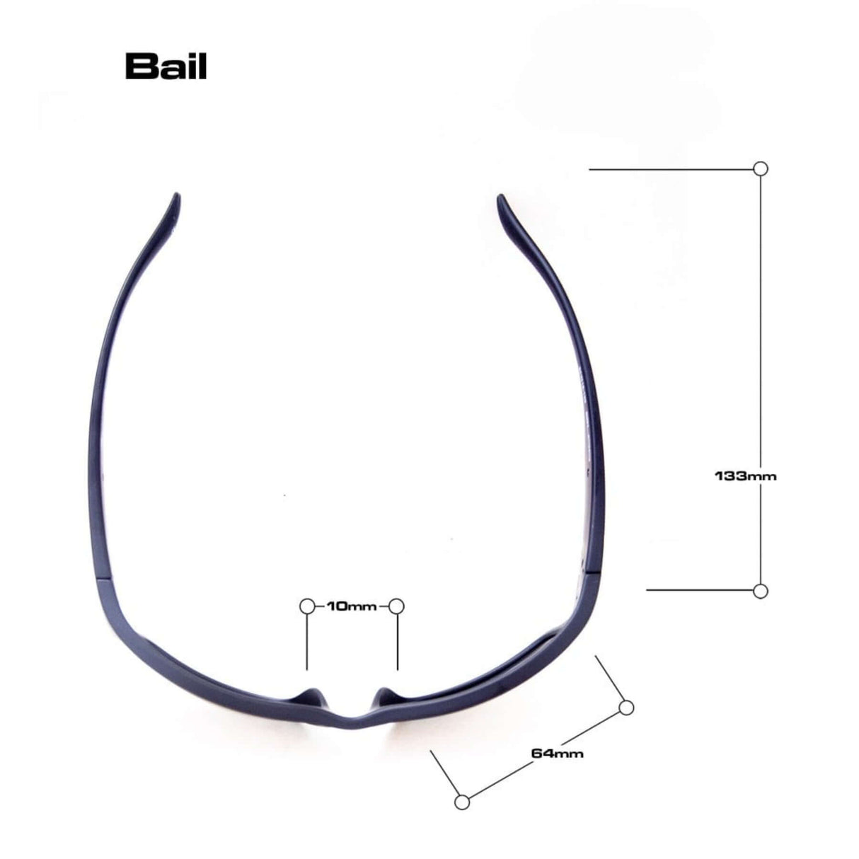 Bloc Bail Polarised Grey Sunglasses Matt Black #- 53 Degrees North 