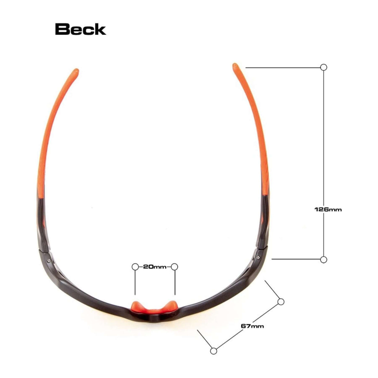 Bloc Beck Red Mirror Sunglasses Matt Black #- 53 Degrees North 