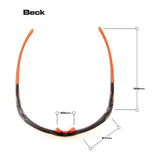 Bloc Beck Red Mirror Sunglasses Matt Black #- 53 Degrees North 