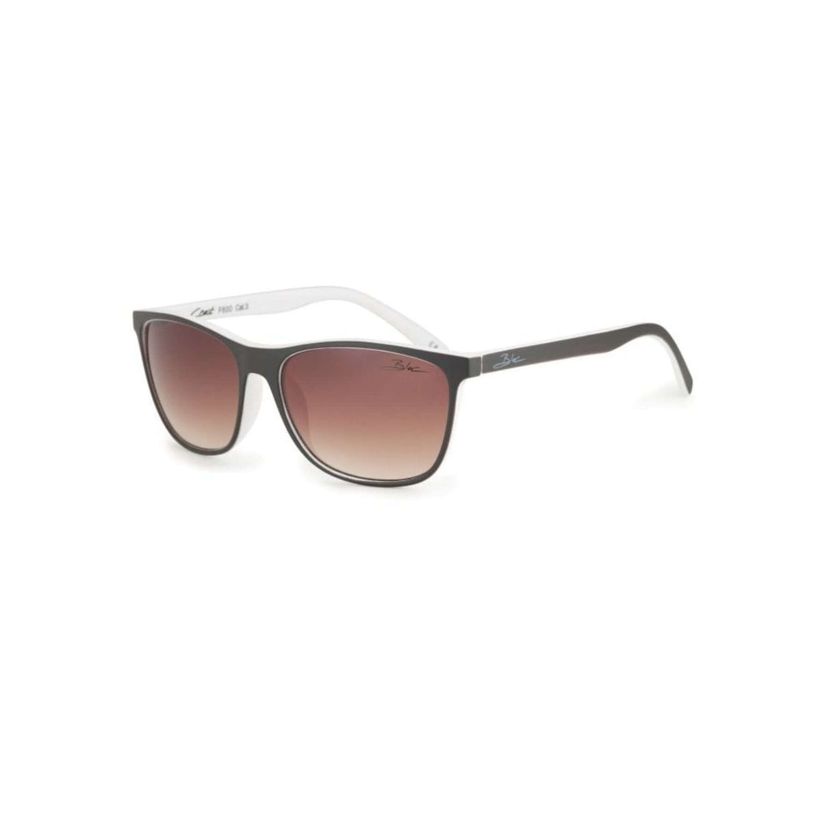 Bloc Coast Brown Grad Sunglasses Matt Brown White Gun Temple #- 53 Degrees North 