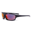 Bloc Daytona Red Mirror Sunglasses Shiny Black #- 53 Degrees North 