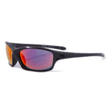 Bloc Daytona Red Mirror Sunglasses Shiny Black #- 53 Degrees North 