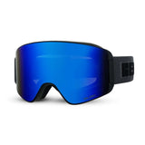 Bloc Eighty-Five Ski Goggles Matt Black/Blue Mirror-Matt Black/Red Mirror #- 53 Degrees North 