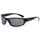 Bloc Hornet Polarised Grey Sunglasses Shiny Black #- 53 Degrees North 