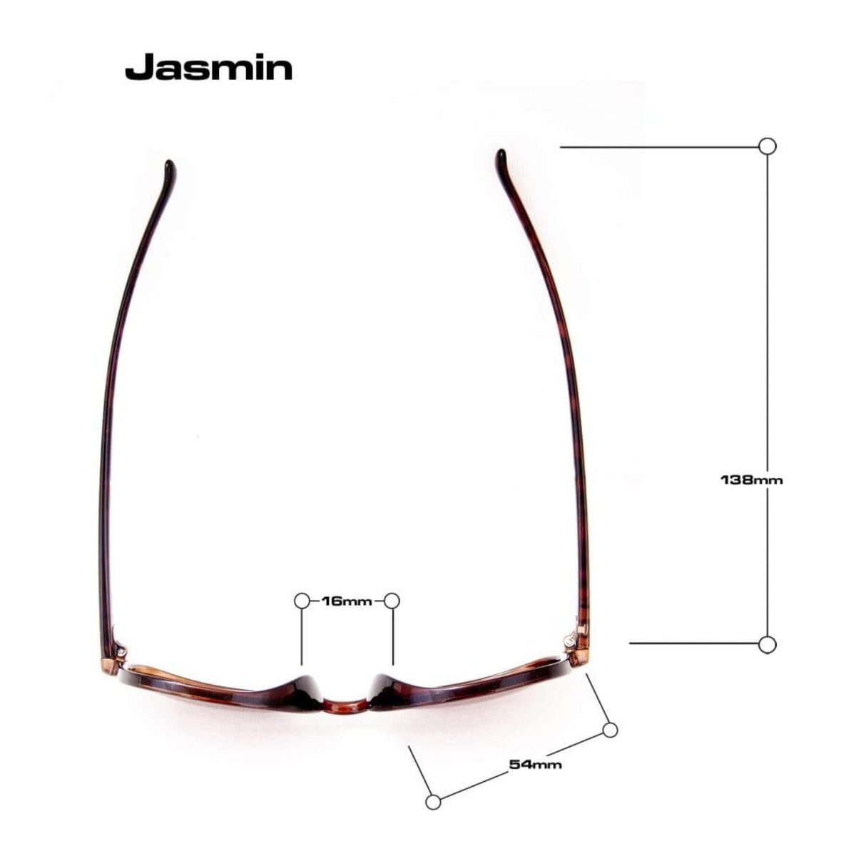 Bloc Jasmin Brown Grad Sunglasses Shiny Tort #- 53 Degrees North 