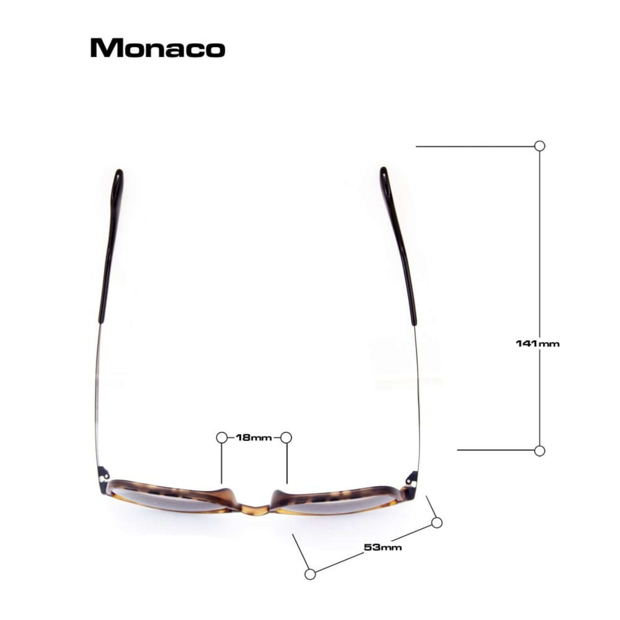 Bloc Monaco Grey Flash Mirror Sunglasses Matt Blk #- 53 Degrees North 