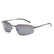 Bloc Square Polarised Grey Sunglasses Gun #- 53 Degrees North 