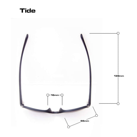 Bloc Tide Blue Mirror Sunglasses | 53 Degrees North