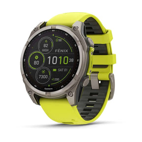 Garmin Fenix 8 47mm Solar Sapphire Smartwatch Amp Yellow #- 53 Degrees North 