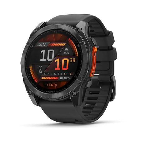 Garmin Fenix 8 51mm Smartwatch Slate Grey/Black-Carbon Grey/Black #- 53 Degrees North 