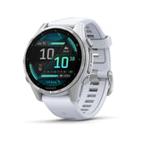 Garmin Fenix 8 - 43mm AMOLED Smartwatch Silver/Whitestone #- 53 Degrees North 
