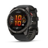 Garmin Fenix 8 Pro 51mm AMOLED Multisport GPS Smartwatch Carbon DLC Titanium w/ Black/Grey Band-Titanium with Graphite/Black Band #- 53 Degrees North 