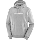 Salomon Men's Salomon Logo Performance Hoodie Heather Grey / Small-Heather Grey / Medium-Heather Grey / Large-Heather Grey / X-Large-Surf the Web / Small - 53 Degrees North 