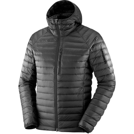 Salomon Men's Elixir Micro Down Hooded Jacket Deep Black / Small-Deep Black / Medium-Deep Black / Large-Deep Black / X-Large-Surf The Web / Small #- 53 Degrees North 