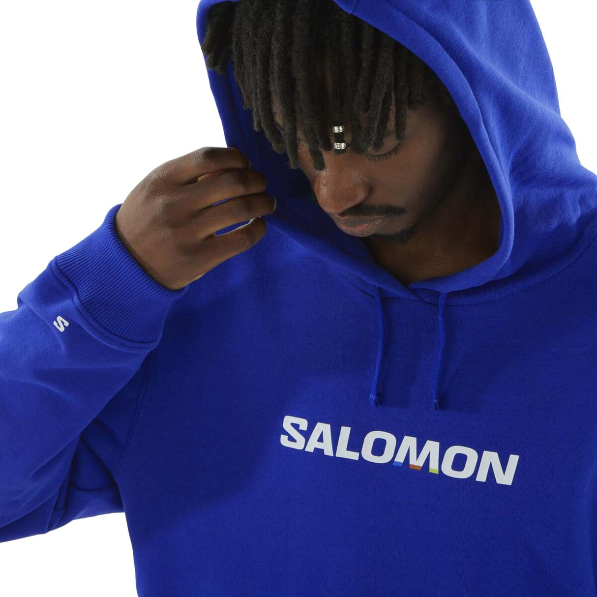 Salomon Men's Salomon Logo Performance Hoodie Heather Grey / Small-Heather Grey / Medium-Heather Grey / Large-Heather Grey / X-Large-Surf the Web / Small - 53 Degrees North 