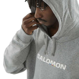 Salomon Men's Salomon Logo Performance Hoodie Heather Grey / Small-Heather Grey / Medium-Heather Grey / Large-Heather Grey / X-Large-Surf the Web / Small - 53 Degrees North 