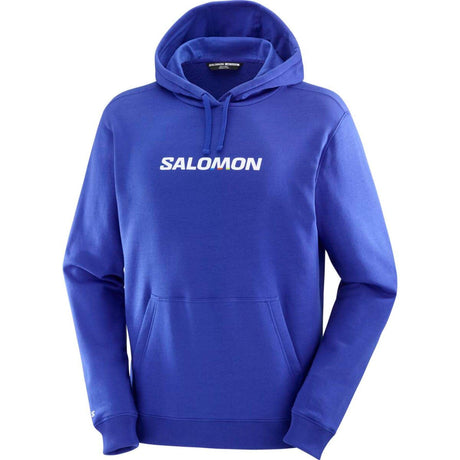 Salomon Men's Salomon Logo Performance Hoodie Heather Grey / Small-Heather Grey / Medium-Heather Grey / Large-Heather Grey / X-Large-Surf the Web / Small #- 53 Degrees North 