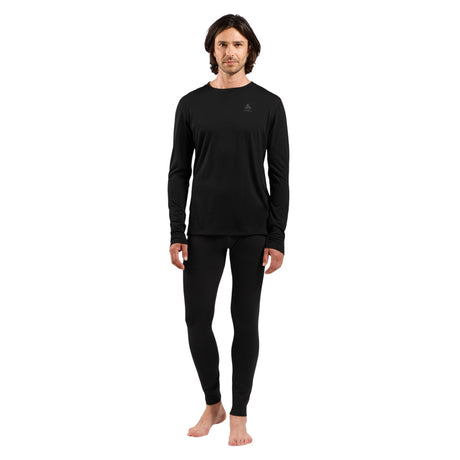 Odlo Men's Merino 160 Baselayer Top Crew Neck Black / Small-Black / Medium-Black / Large-Black / X-Large-Black / XX-Large #- 53 Degrees North 