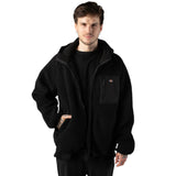 Dickies Men's Central High Pile Hooded Jacket Black / Small-Black / Medium-Black / Large-Black / X-Large #- 53 Degrees North 