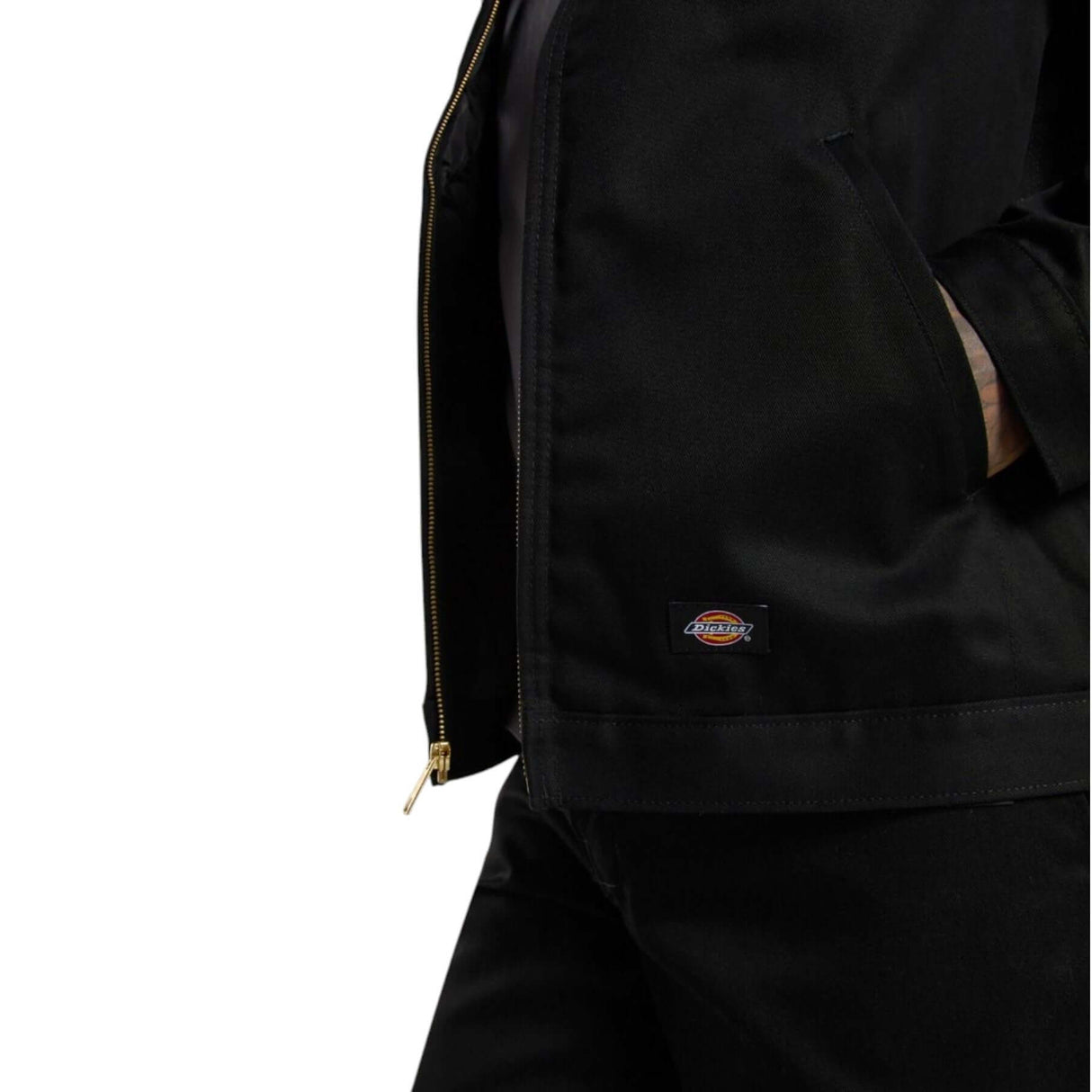 Dickies Men's Lined Eisenhower Jacket Black / Small-Black / Medium-Black / Large-Black / X-Large #- 53 Degrees North 