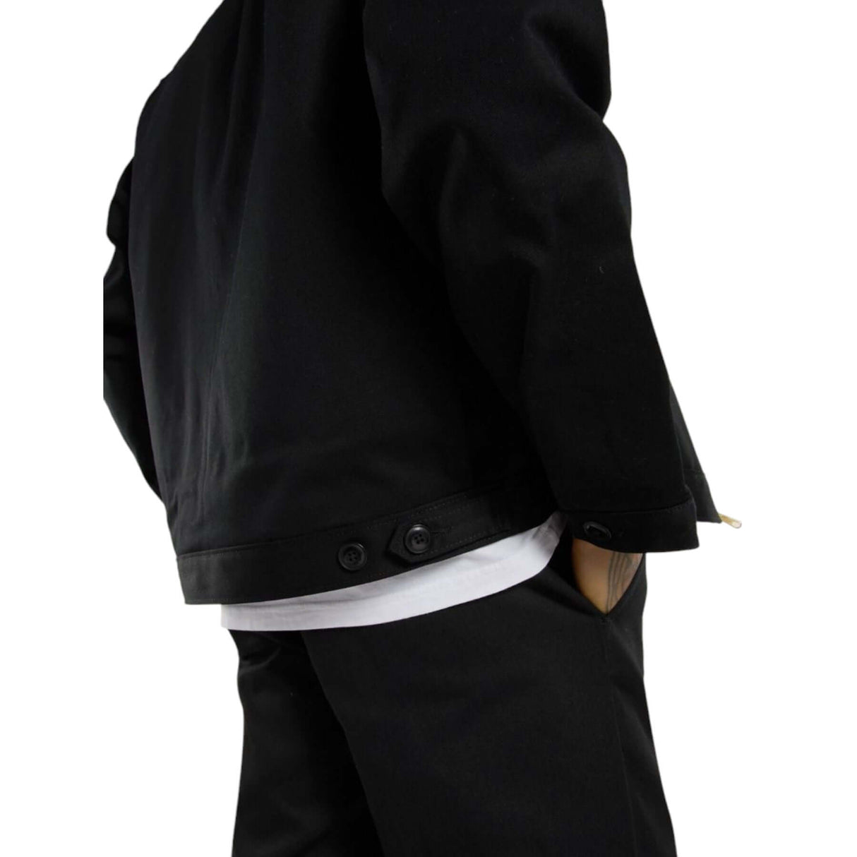 Dickies Men's Lined Eisenhower Jacket Black / Small-Black / Medium-Black / Large-Black / X-Large #- 53 Degrees North 