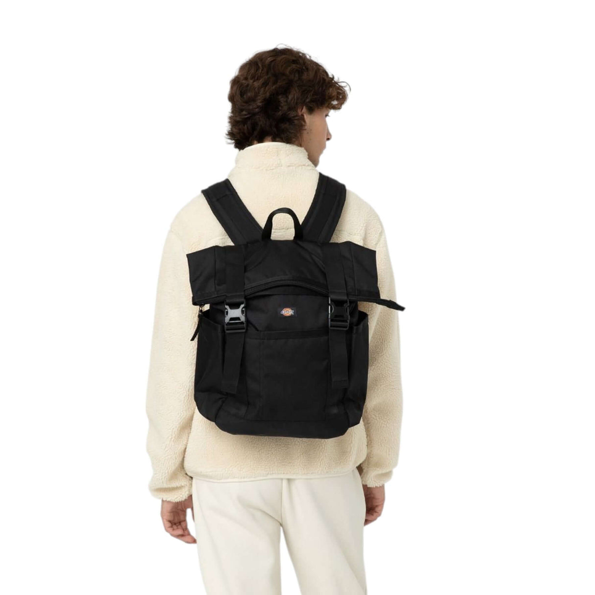 Dickies Ashville Roll Top Backpack Black #- 53 Degrees North 