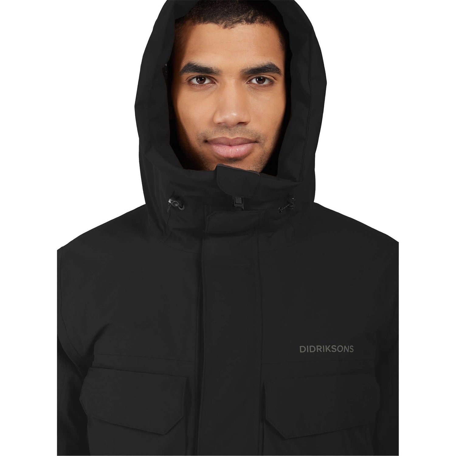 Didriksons Men's Drew Waterproof Insulated Parka Black / Small-Black / Medium-Black / Large-Black / X-Large-Black / XX-Large #- 53 Degrees North 