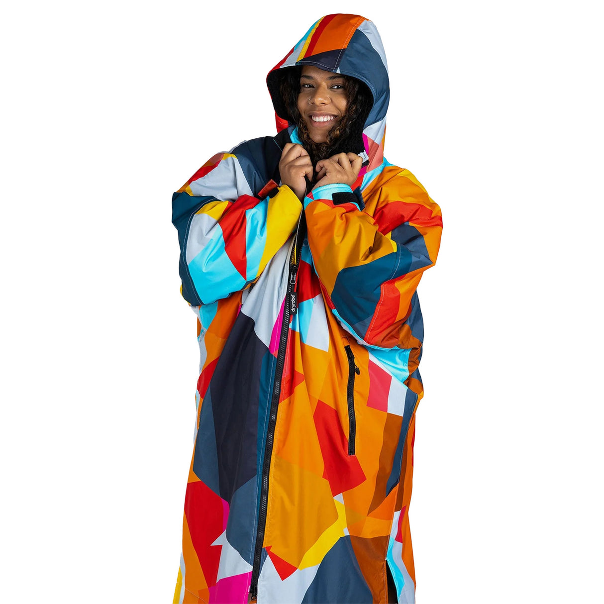 Dryrobe Advance Long Sleeve Changing Robe Black/Grey / X-Small-Black/Grey / Small-Black/Grey / Medium-Black/Grey / Large-Black/Camo Black / Small #- 53 Degrees North 